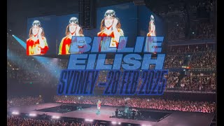 Billie Eilish Live in Sydney  Full Concert  28 Feb 2025 [upl. by Aelyak]