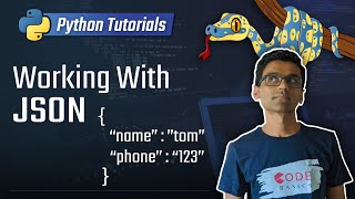 13 Working With JSON Python 3 Programming Tutorials [upl. by Aneras]