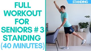 Standing Workout for Seniors  No Equipment Needed [upl. by Nylirret308]