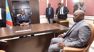 Coalition gouvernemental en RDC  Félix Tshisekedi sest entretenu avec Joseph Kabila [upl. by Lyell947]