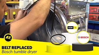 Bosch Tumble Dryer Belt Replacement MADE EASY [upl. by Younglove]