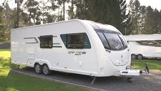 2019 Swift Sprite Super Quattro FB review Camping amp Caravanning [upl. by Arikahs95]