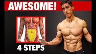 4 Steps to Awesome LOWER ABS Works Every Time [upl. by Aneri430]