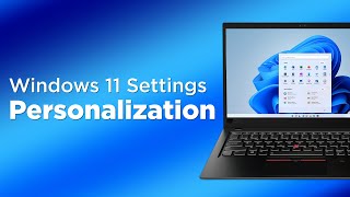 Windows 11 Settings Personalization [upl. by Lanor32]