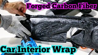 NEW Forged carbon fiber car interior vinyl wrap [upl. by Haney]