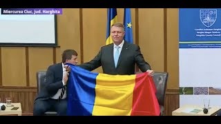 Klaus Iohannis vizita la Miercurea Ciuc 18 iulie 2017 [upl. by Arahahs703]