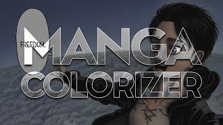 How to Colorize Manga Panel with AI 2021 [upl. by Nowad]