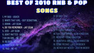 RNB amp POP HITS 2010 [upl. by Nilkcaj]