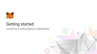 Getting Started with MetaMask [upl. by Einhapets522]