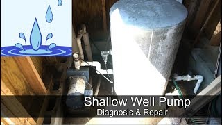 Shallow Well Pump  diagnosis and repair [upl. by Altman]