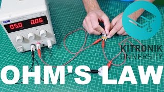 Ohms Law with practical demonstration [upl. by Lorrie]