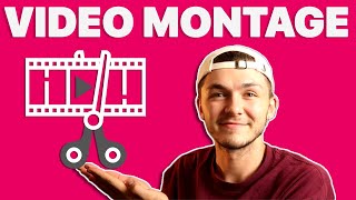 How to make a video montage online  FAST amp EASY [upl. by Fabrianna407]