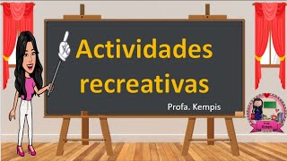 Actividades recreativas [upl. by Anatniuq141]