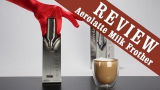 Aerolatte Milk Frother  Exclusive Review [upl. by Alaj111]