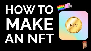 How to Make and Sell an NFT Crypto Art Tutorial [upl. by Eirek]