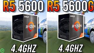 Ryzen 5 5600 vs Ryzen 5 5600G  RTX 3070 [upl. by Aveneg]