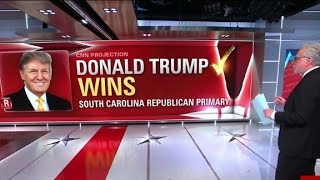 The moment Donald Trump won the South Carolina primary [upl. by Eisenberg]