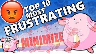 Top 10 Most Frustrating Pokemon to Battle [upl. by Lorianne]