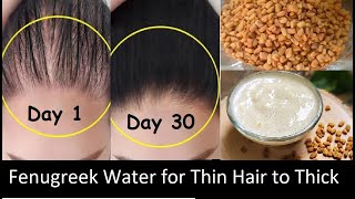 Use Fenugreek Water Hair Mask to Turn Thin Hair to Thick Hair in 30 Days  Hair Growth amp Long Hair [upl. by Osrit745]