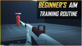 Kovaaks Aim Trainer Beginners Routine  IMPROVE your aim in Valorant Overwatch Apex and MORE [upl. by Eradis617]