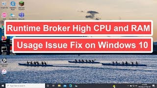 Runtime Broker High CPU and RAM Usage Issue Fix on Windows 10 [upl. by Elleirad807]