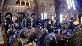 Russian Orthodox Presanctified Liturgy in Holy Trinity Monastery [upl. by Matless]