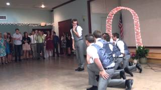 Brides Surprise  Awesome Groomsmen Dance [upl. by Ahsiloc]