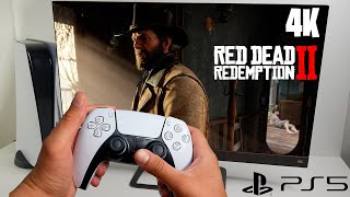 Red Dead Redemption 2 on PlayStation 5  4K Gameplay [upl. by Atikin894]