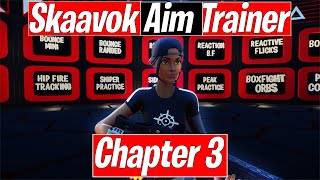 Skaavok Aim Trainer Chapter 3 Fortnite Creative [upl. by Pearse494]