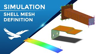 SOLIDWORKS Simulation Shell Definition [upl. by Cutlip]