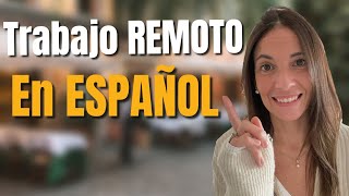 ✅ 10 páginas para de TRABAJOS REMOTOS  Trabajo Remoto En ESPAÑOL [upl. by Notgnirrab423]