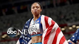 Allyson Felix cements place in American Olympic history [upl. by Mayes]