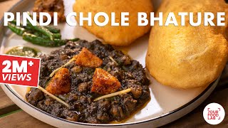 Pindi Chole Bhature Recipe  No Onion No Garlic No Tomato  Fluffy Bhatura  Chef Sanjyot Keer [upl. by Eneluqcaj]