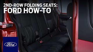 Transit Connect 5Passenger 2ndRow Folding Seats  Ford Howto  Ford [upl. by Bronk]