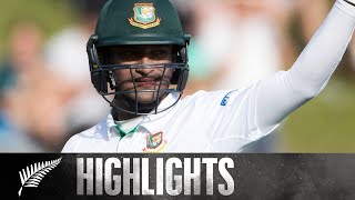 Bangladeshs Highest Ever Partnership  FULL HIGHLIGHTS  1st Test  BLACKCAPS v Bangladesh 2017 [upl. by Agnes]