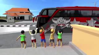 BUSSID MOD Making part 3  Export from prisma 3Dmobile 3D modeling software [upl. by Anerat]