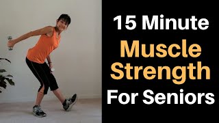 15 Minute Senior Strength Workout [upl. by Katzen]