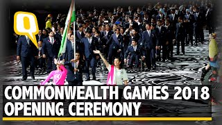 Highlights The Glittering Commonwealth Games Opening Ceremony [upl. by Nosemyaj70]