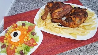 Poulet rôti  la meilleure recette  مطبخ أم وليد Oum Walid [upl. by Dody709]