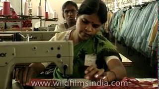 Garment factory and fashion textile manufacturing  Make in India [upl. by Ainosal]