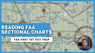 FAA Part 107 Study Guide How To Read Sectional Charts [upl. by Aneri251]