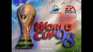 World Cup 98 gameplay PC Game 1998 [upl. by Haskell]