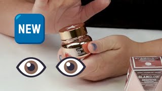 GLAMGLOW 👁👁🆕 BRIGHTEYES Illuminating AntiFatigue Eye Cream Review [upl. by Sillsby632]