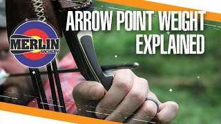 Point weight explained  Merlin Archery [upl. by Blaseio671]