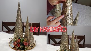 DIY PINITOS NAVIDEÑOS ELEGANTES 🎄 [upl. by Isac]