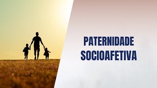 Paternidade socioafetiva [upl. by Meijer175]