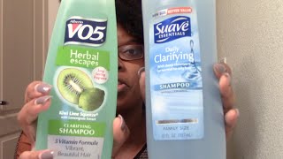 CLARIFYING SHAMPOOS V05 vs SUAVE [upl. by Caiaphas]