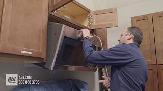 How To Install An Over the Range Microwave [upl. by Yeldoow]