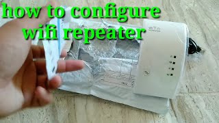 How to Configure WiFi Repeater wirelessn WiFi  WiFi Extender and setup tutorial [upl. by Anilecram782]