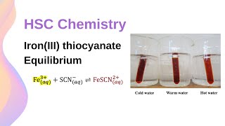 IronIII Thiocyanate Equilibrium  HSC Chemistry [upl. by Attenaz]